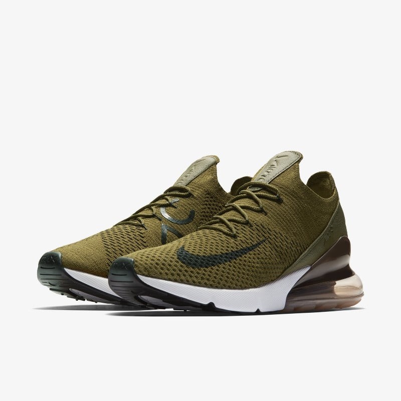 Air max 270 2024 flyknit army green